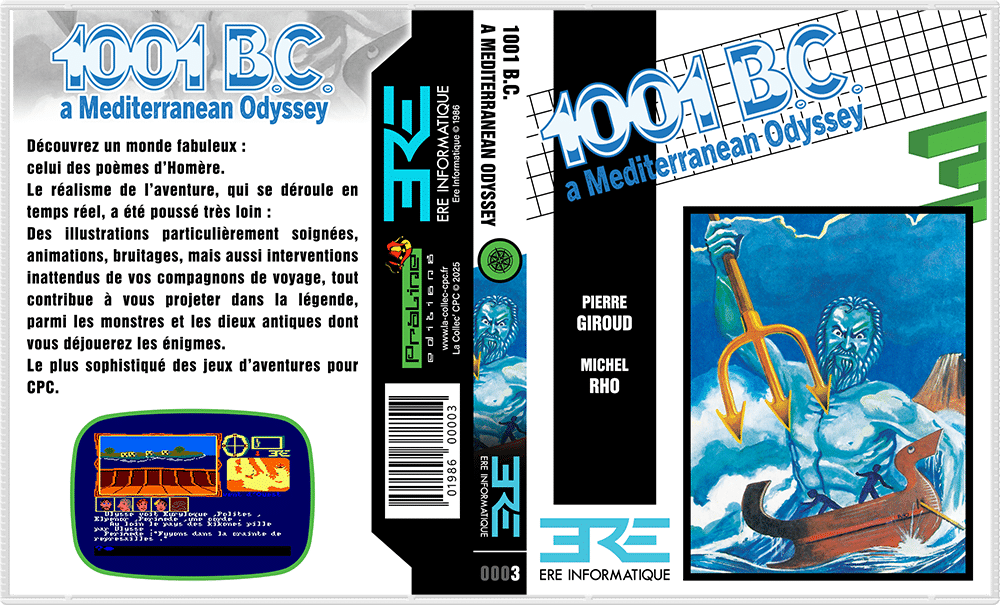 1001 B.C. A MEDITERRANEAN ODYSSEY Cover